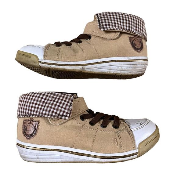 Moonstar ~ Peanuts sneakers ~ Snoopy patch ~ painted Woodstock ~ leather/canvas - Picture 6 of 14